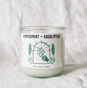 Peppermint + Eucalyptus Candle - 10oz