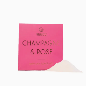 Mini Bath Salt Soak - Champagne &amp; Rose