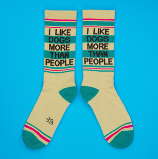 I Like Dogs More Than People Gym Sock