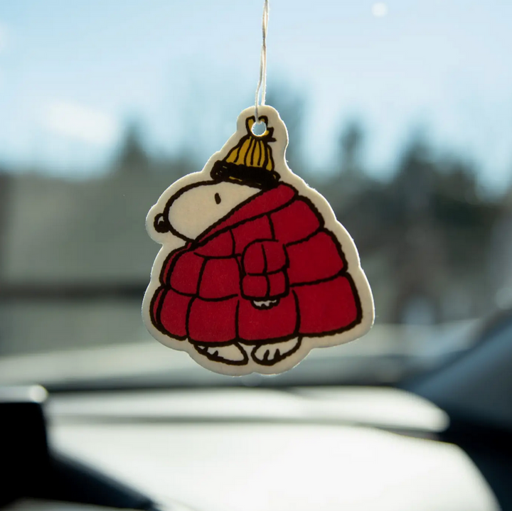 Snoopy Puffy Coat Air Freshener