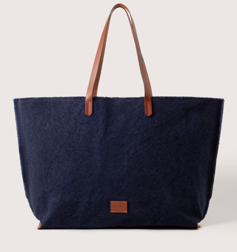 Hana Canvas Boat Bag - Midnight