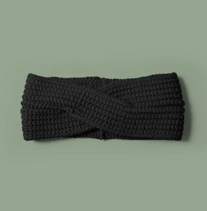 Merino Wool Headband - Smoke Grey