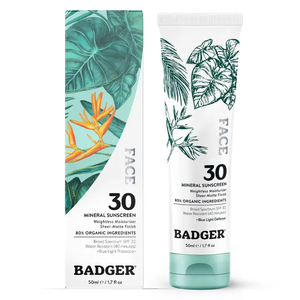 Badger Balm Mineral Suncreen Cream Face SPF 30