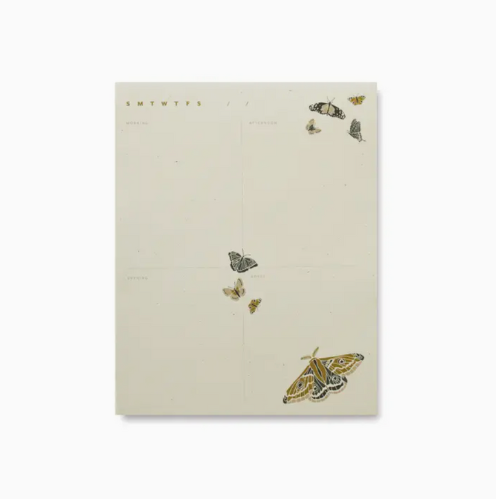 Prairie Pollinator Day Planner Desk Pad