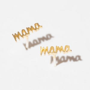 Mama Stud Earring - Gold