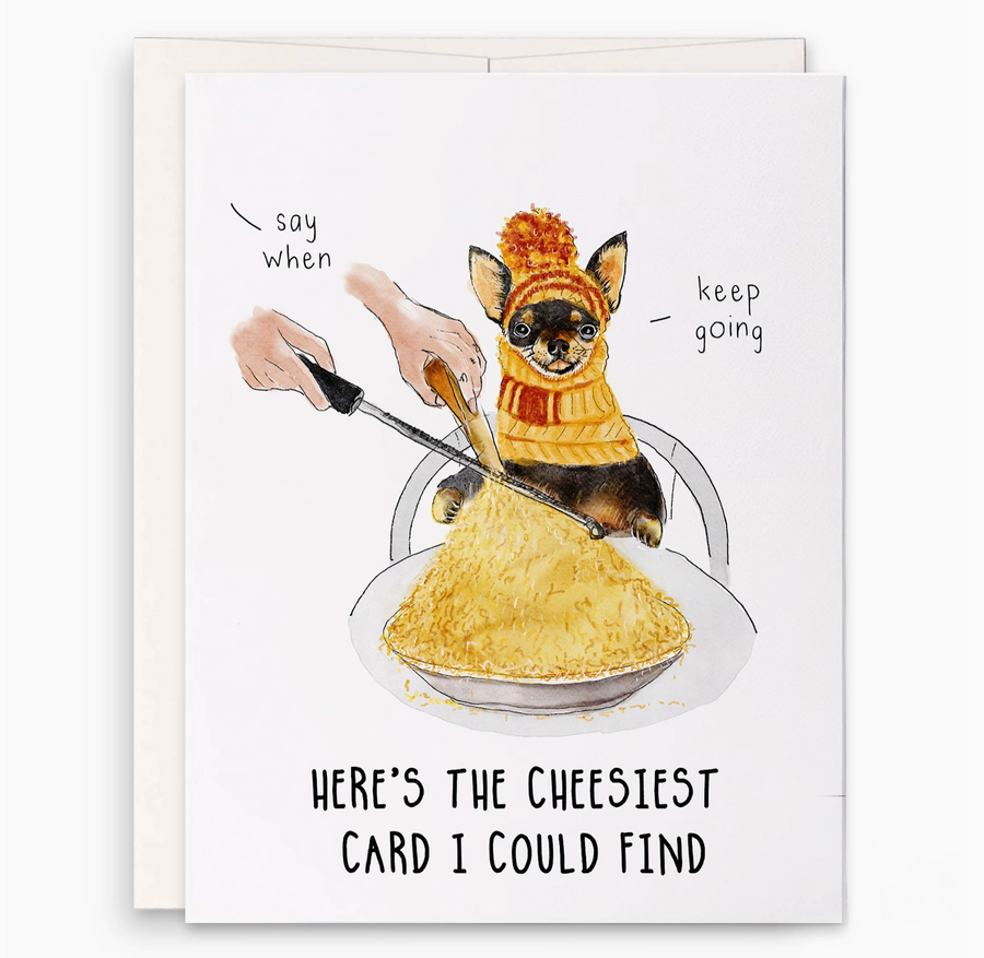 cheese dog card - LS1