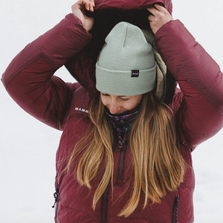 SKIDA USA Knit Ridge Beanie - Vapor Green