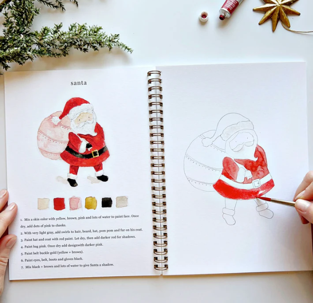 Watercolor Workbook - Christmas