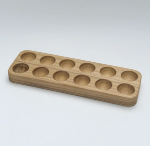 Dozen Wooden Egg Holder - Ash