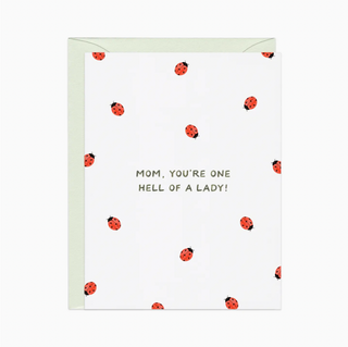 one hell of a lady bug card - AZ7