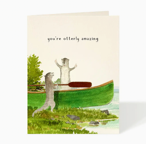 otter friends card - FD1