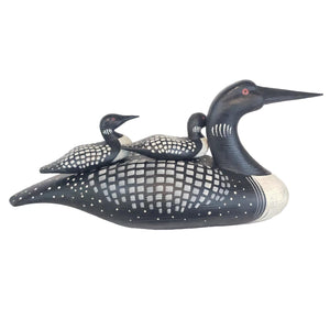 Loon Duck Decoy With Two Passengers - PICKUP ONLY