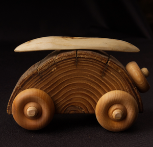 Rustic Canoe Car Toy