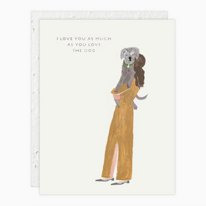 girl and dog card - SP1