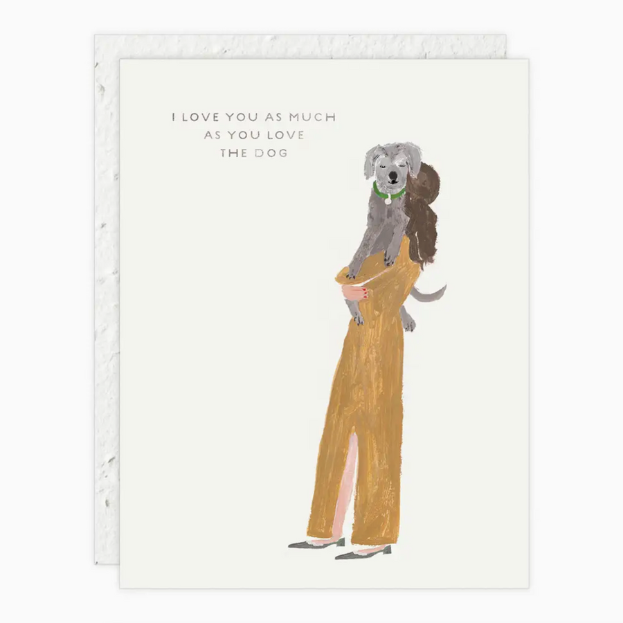 girl and dog card - SP1