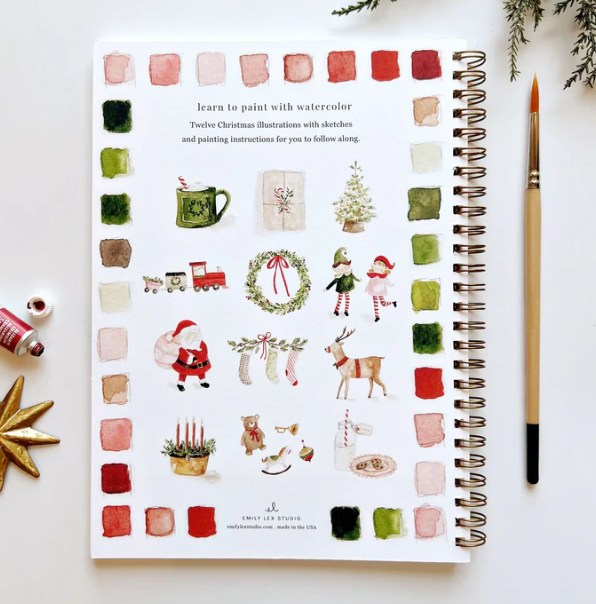 Watercolor Workbook - Christmas