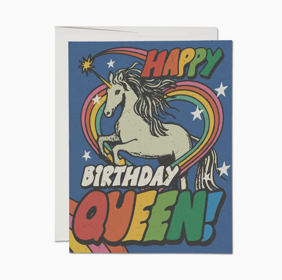 unicorn queen card - RC5