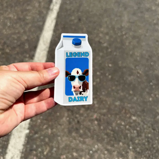 Legend Dairy Cow Sticker
