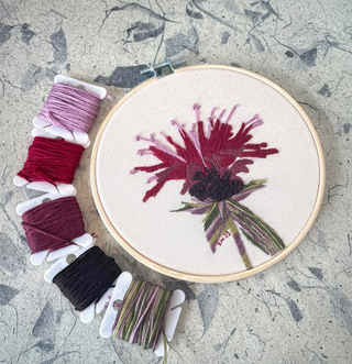 DIY Embroidery Kit 5" - Bee Balm