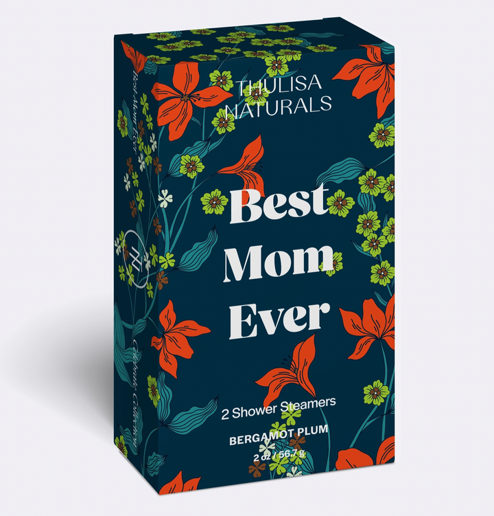Shower Steamers Mother's Day Best Mom Bergamot Plum - 2 Pack