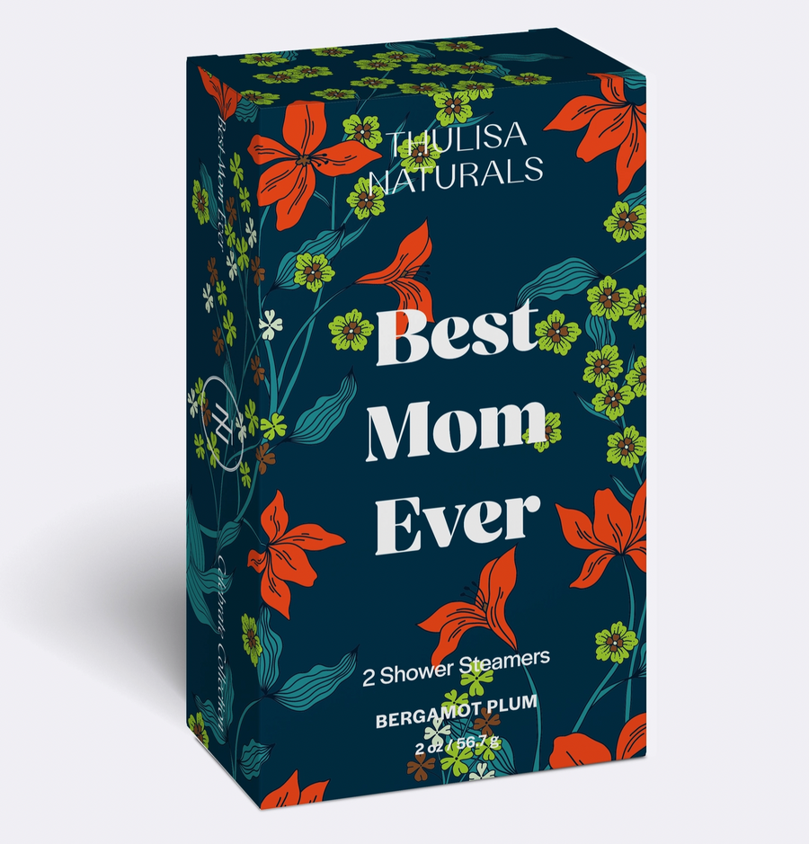 Shower Steamers Mother's Day Best Mom Bergamot Plum - 2 Pack