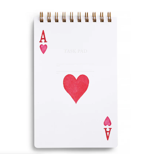 Spiral Task Pad Notebook - Ace Card