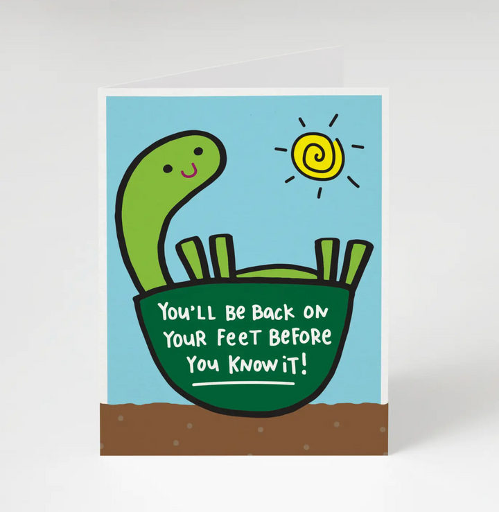 you'll be back on your feet turtle card - TG3