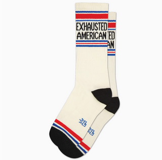 Exhausted American Gym Sock