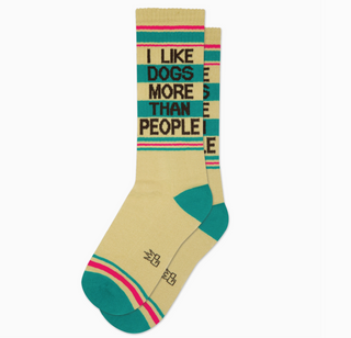 I Like Dogs More Than People Gym Sock