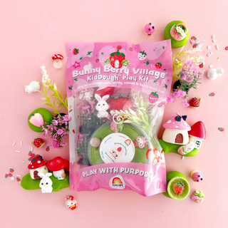 Kiddough Play Kit - Bunny Berry Village