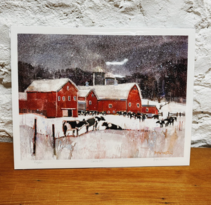 Peter Huntoon 11x14 Print - Snow Day