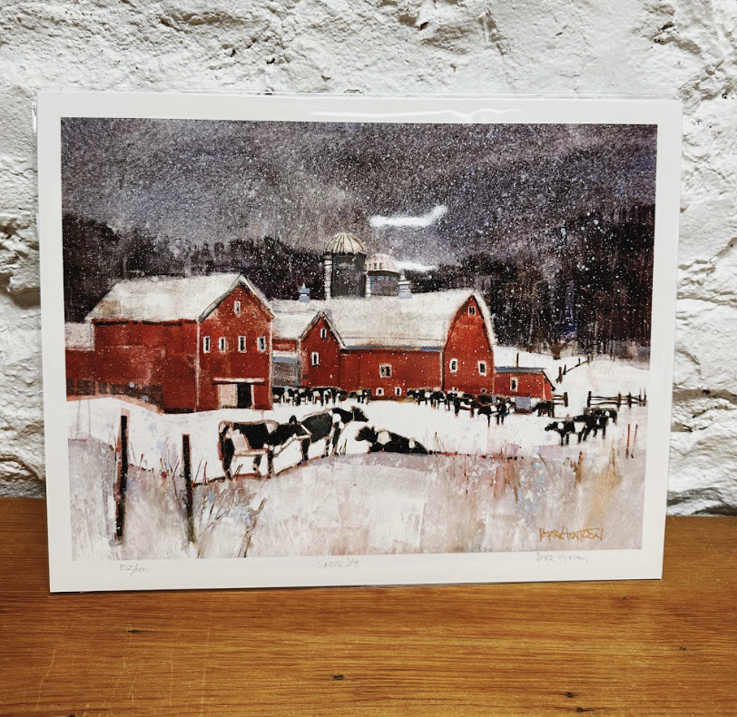 Peter Huntoon 11x14 Print - Snow Day