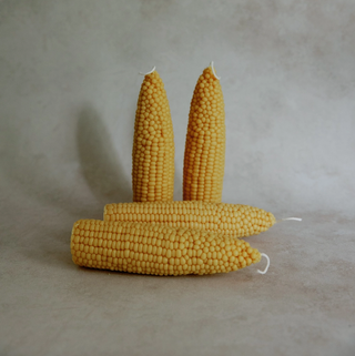 Corn Cob Pillar Candle