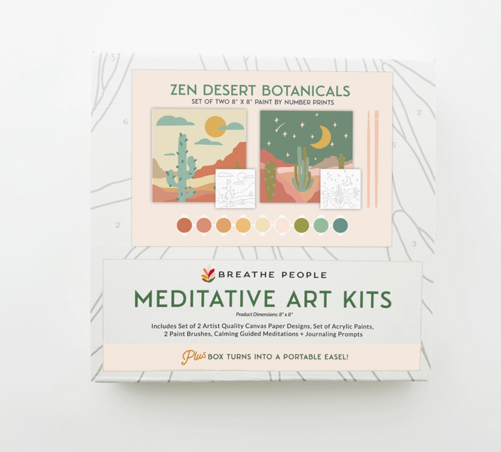 Zen Desert Meditative Paint By Numbers Kit