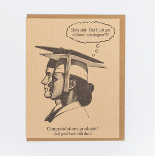 holy shit graduate card - LP4