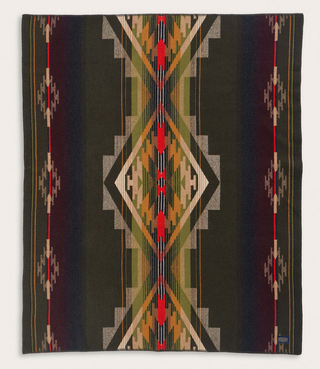 Pendleton Tumalo Throw Blanket - Olive Multi ZF638