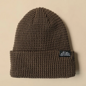 Waffle Knit Toque - Dark Olive