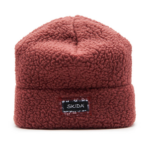 Skida High Pile Fleece Hat - Cordovan