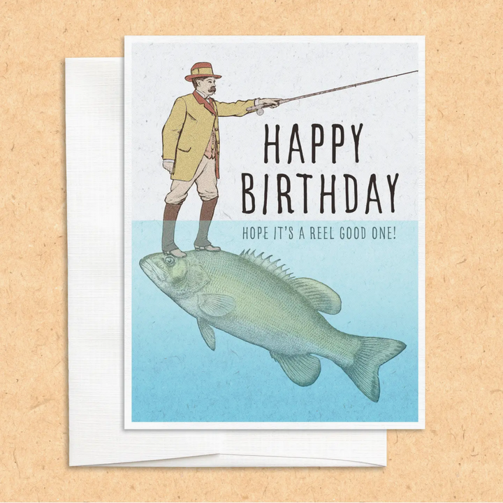 fishing birthday card - CS5