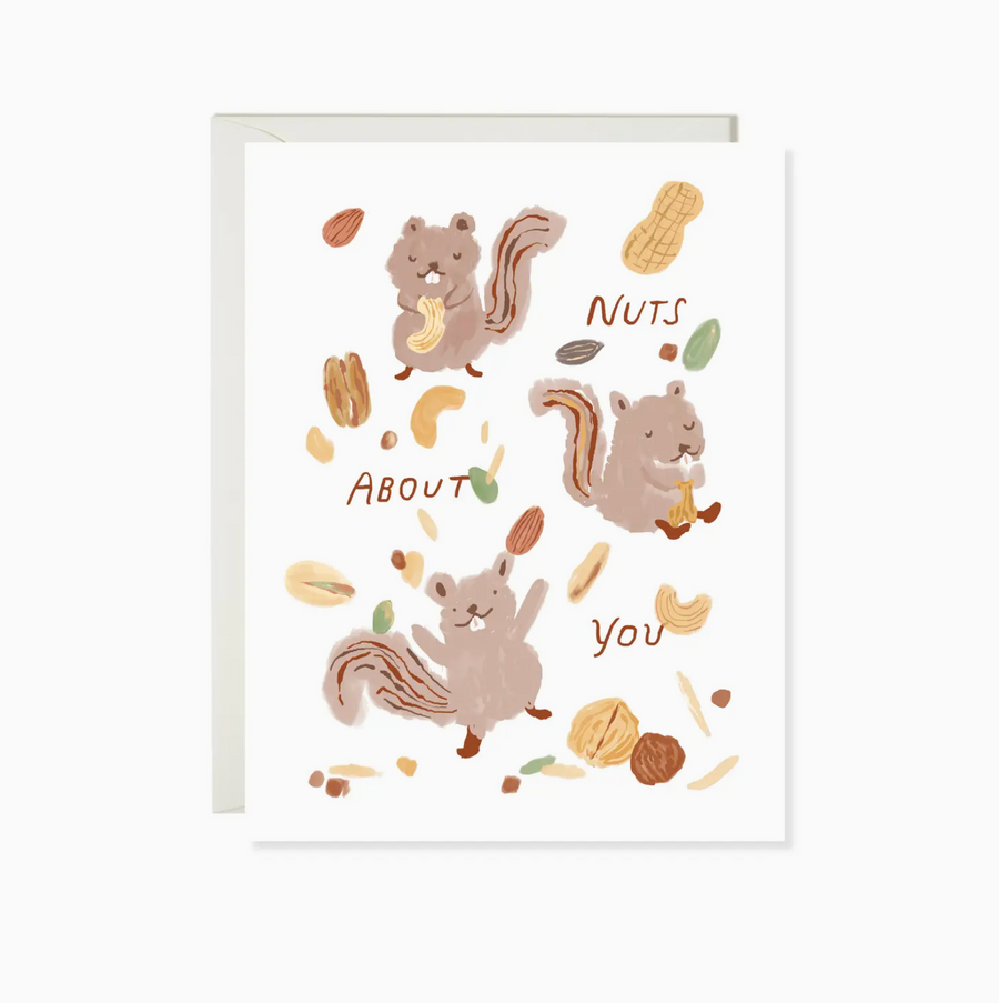 nuts about you card - KS1