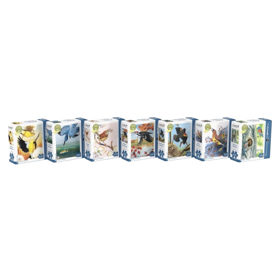 Cornell Birds Mini Puzzle Collector's Set - Set of 7 Mini Puzzles