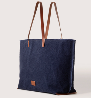 Hana Canvas Boat Bag - Midnight