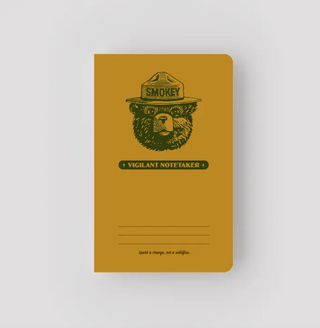 Smokey Bear Vigilant Mini Letterpress Notebook
