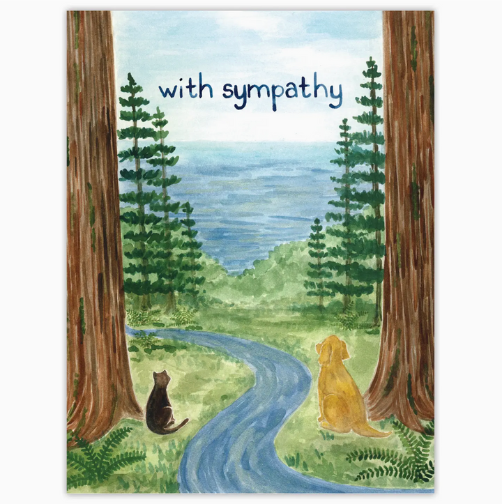 pet sympathy card - YA3