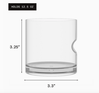 Shatterproof Plastic Rocks "Glass" - 4-Pack