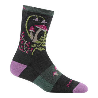 Darn Tough Women's Mellow Mushroom Sock - Charcoal 5026
