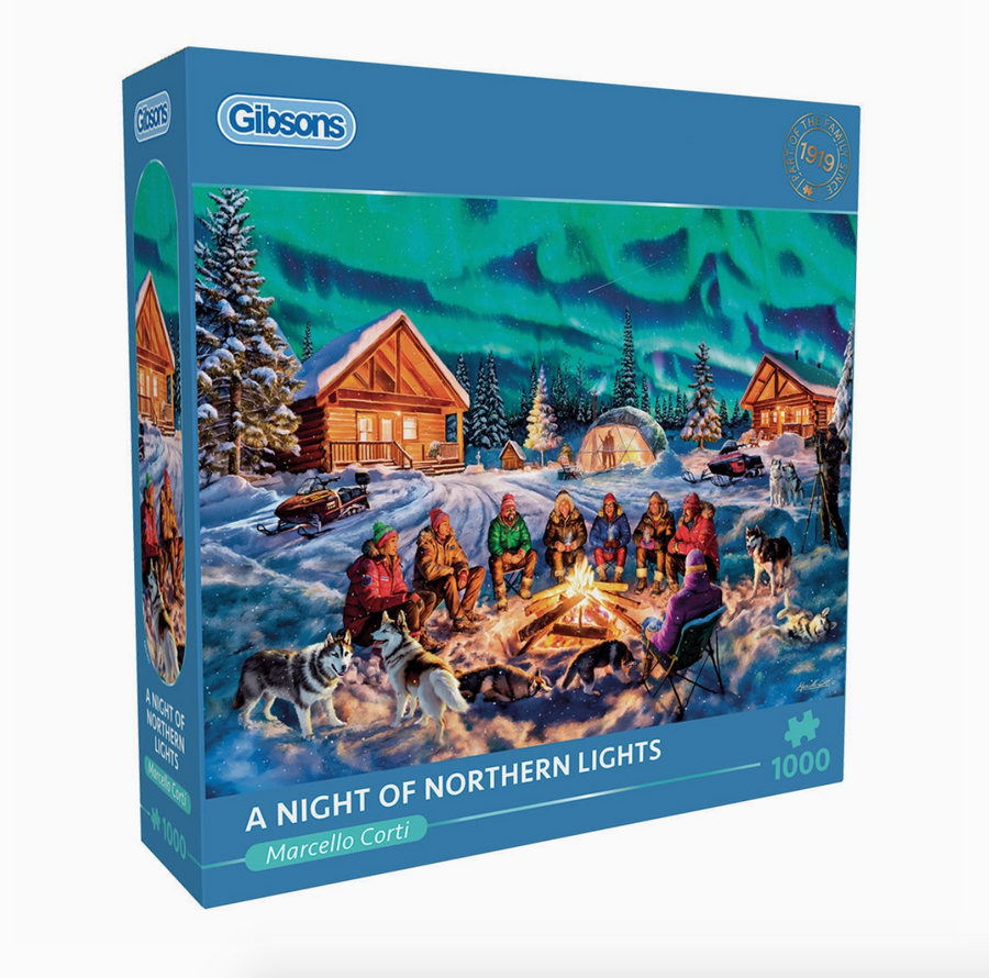 A Night of Northern Lights Puzzle - 1000 Piece