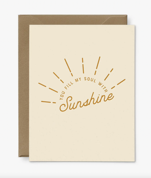 You Fill My Soul With Sunshine Card - RH1
