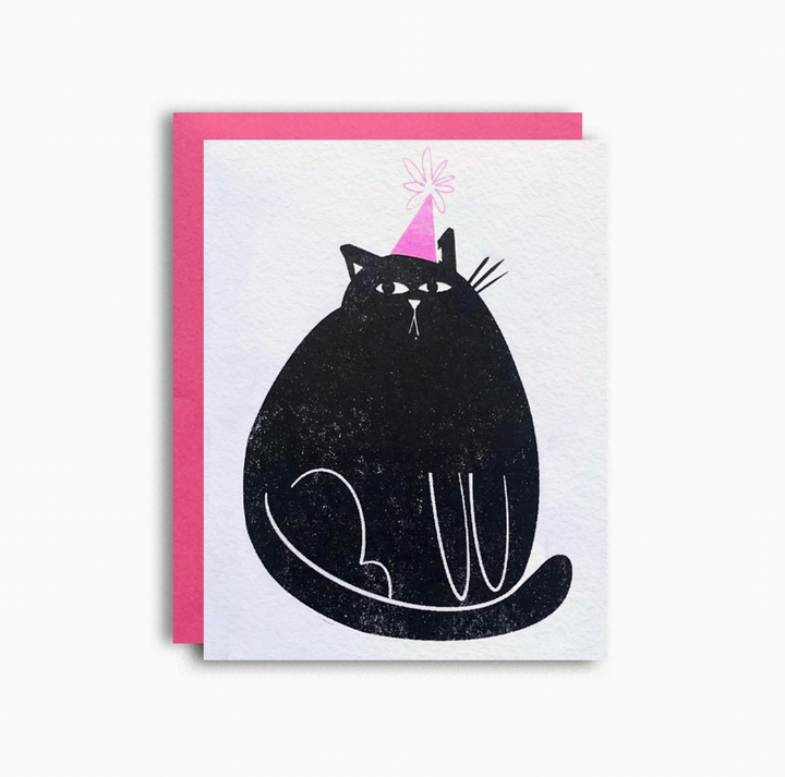 party cat birthday card - PS5