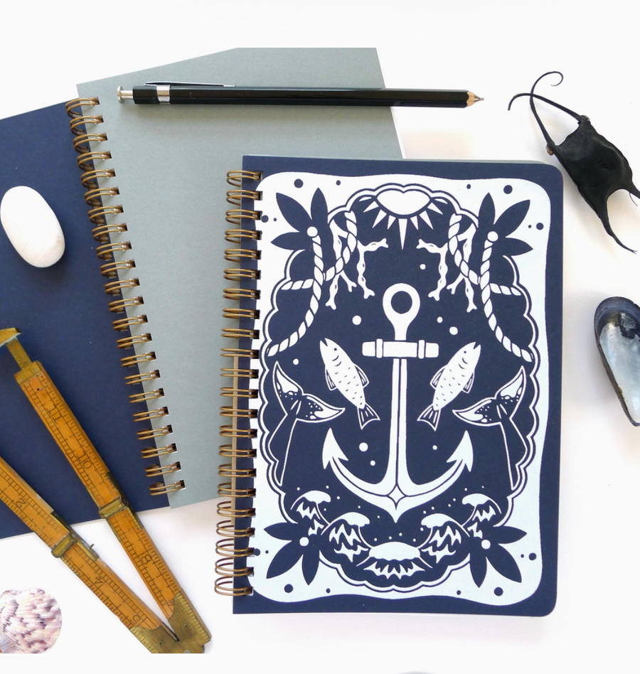 Sailor Coil Bound Medium Notebook - Lined